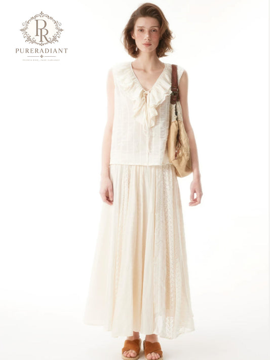 Chantilly Lace Layered Skirt