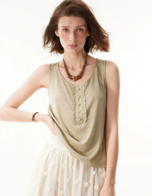 Verdant Muse Fitted Tank Top