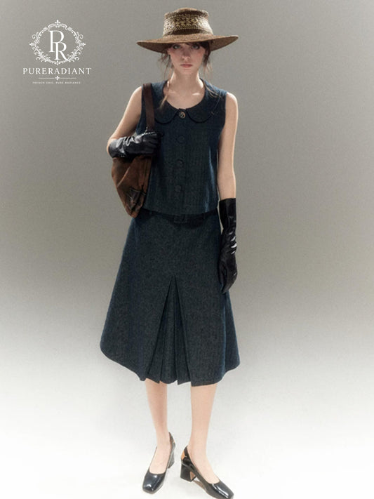 Montclair Denim A-Line Skirt