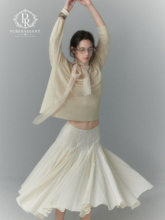 Lemaire Whisper Paneled Maxi Skirt